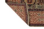 8x10 Green and Ivory Turkish Tribal Rug