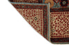 8x10 Blue and Ivory Turkish Tribal Rug