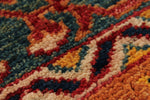 8x10 Red and Multicolor Anatolian Traditional Rug