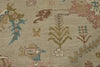 10x14 Brown and Multicolor Turkish Oushak Rug
