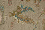 10x14 Brown and Multicolor Turkish Oushak Rug