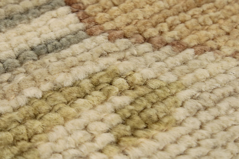 10x14 Brown and Multicolor Turkish Oushak Rug
