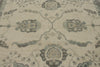 10x14 Ivory and Gray Turkish Oushak Rug
