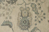 10x14 Ivory and Gray Turkish Oushak Rug