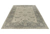 10x14 Ivory and Gray Turkish Oushak Rug