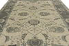 10x14 Ivory and Gray Turkish Oushak Rug