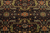 10x14 Charcoal and Rust Turkish Tribal Rug