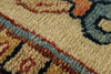 10x14 Ivory and Rust Turkish Tribal Rug