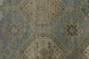 13x20 Light Blue and Multicolor Turkish Tribal Rug