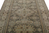 6x8 Light Gray and Light Brown Turkish Tribal Rug