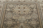 6x8 Light Gray and Light Brown Turkish Tribal Rug