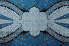 8x11 Blue and Black Turkish Silk Rug
