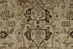 10x14 Ivory and Brown Persian Traditional Rug