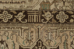 10x14 Ivory and Brown Persian Traditional Rug