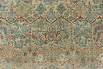 9x12 Ivory and Multicolor Turkish Oushak Rug