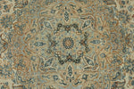 9x12 Ivory and Multicolor Turkish Oushak Rug
