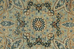 9x12 Ivory and Multicolor Turkish Oushak Rug