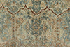 9x12 Ivory and Multicolor Turkish Oushak Rug
