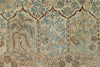 9x12 Ivory and Multicolor Turkish Oushak Rug