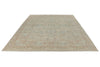 9x12 Ivory and Multicolor Turkish Oushak Rug