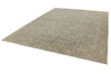 9x12 Ivory and Multicolor Turkish Oushak Rug