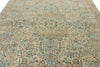 9x12 Ivory and Multicolor Turkish Oushak Rug