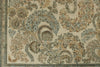 10x18 Ivory and Multicolor Turkish Oushak Rug