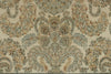 10x18 Ivory and Multicolor Turkish Oushak Rug