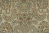 10x18 Ivory and Multicolor Turkish Oushak Rug