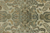 10x18 Ivory and Multicolor Turkish Oushak Rug