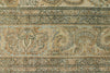 10x18 Ivory and Multicolor Turkish Oushak Rug