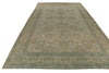 10x18 Ivory and Multicolor Turkish Oushak Rug