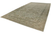 10x18 Ivory and Multicolor Turkish Oushak Rug