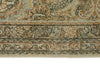 10x18 Ivory and Multicolor Turkish Oushak Rug