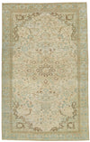 6x10 Ivory and Multicolor Persian Traditional Rug