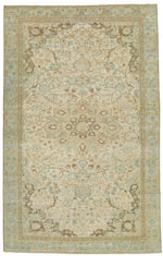 6x10 Ivory and Multicolor Persian Traditional Rug