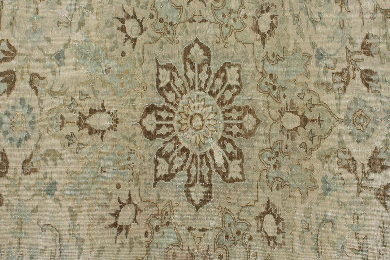 6x10 Ivory and Multicolor Persian Traditional Rug