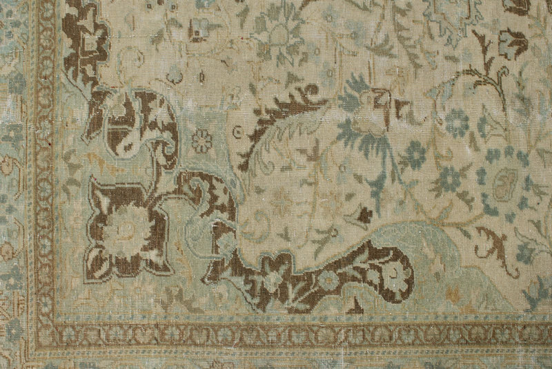 6x10 Ivory and Multicolor Persian Traditional Rug