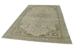 6x10 Ivory and Multicolor Persian Traditional Rug