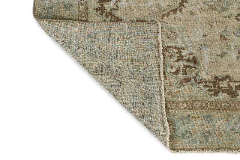 6x10 Ivory and Multicolor Persian Traditional Rug
