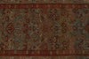 3x15 Light Blue and Ivory Turkish Oushak Rug