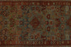 3x15 Light Blue and Ivory Turkish Oushak Rug