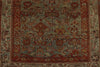 3x15 Light Blue and Ivory Turkish Oushak Rug