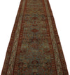 3x15 Light Blue and Ivory Turkish Oushak Rug