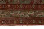 3x15 Light Blue and Ivory Turkish Oushak Rug