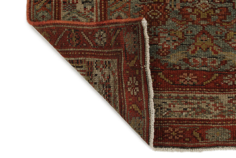 3x15 Light Blue and Ivory Turkish Oushak Rug