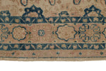 5x7 Ivory and Multicolor Turkish Tribal Rug