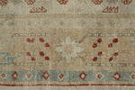 5x9 Beige and Ivory Persian Traditional Rug