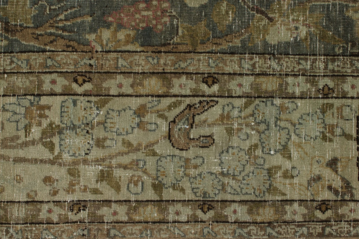 7x11 Gray and Multicolor Persian Traditional Rug