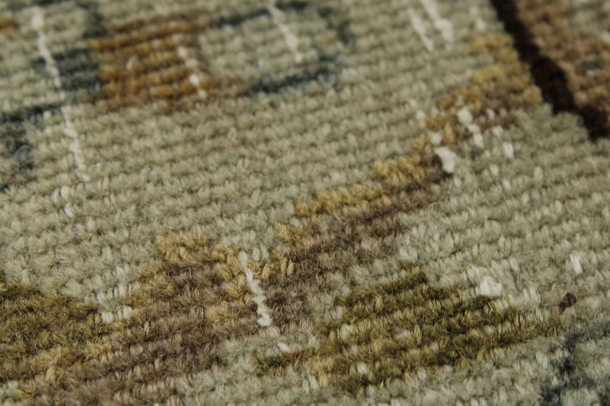 7x11 Gray and Multicolor Persian Traditional Rug